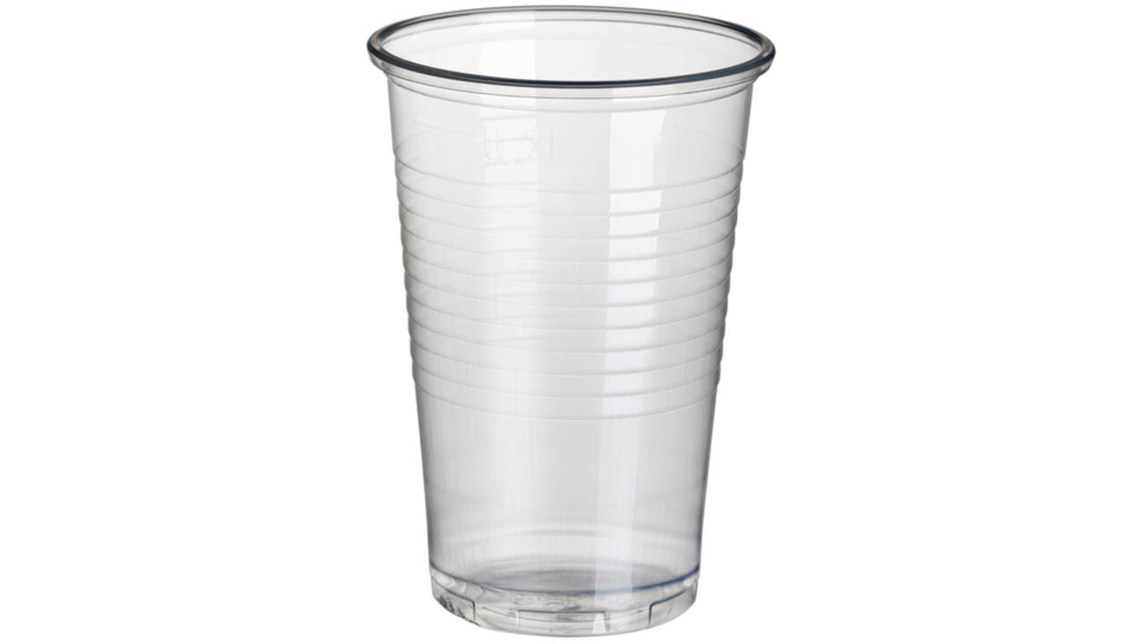Beker Papstar 200ml Ø 70.3mm PP transparant 100 stuks