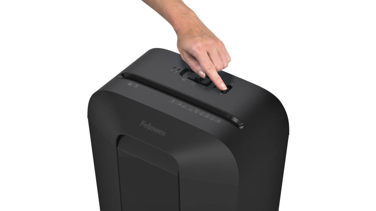 Papiervernietiger Fellowes Powershred LX41 snippers 4x12mm zwart