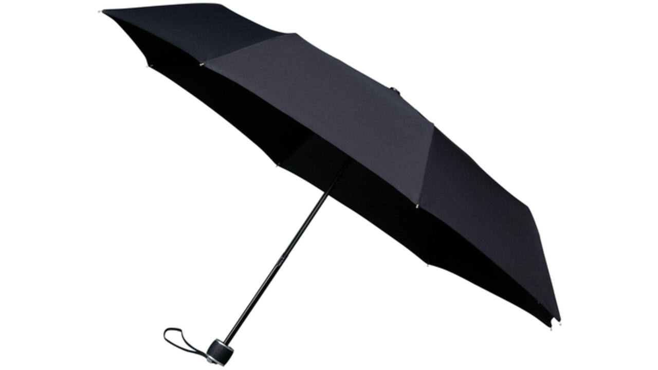 Paraplu miniMAX® opvouwbaar handopening windproof doorsnede 100 cm zwart