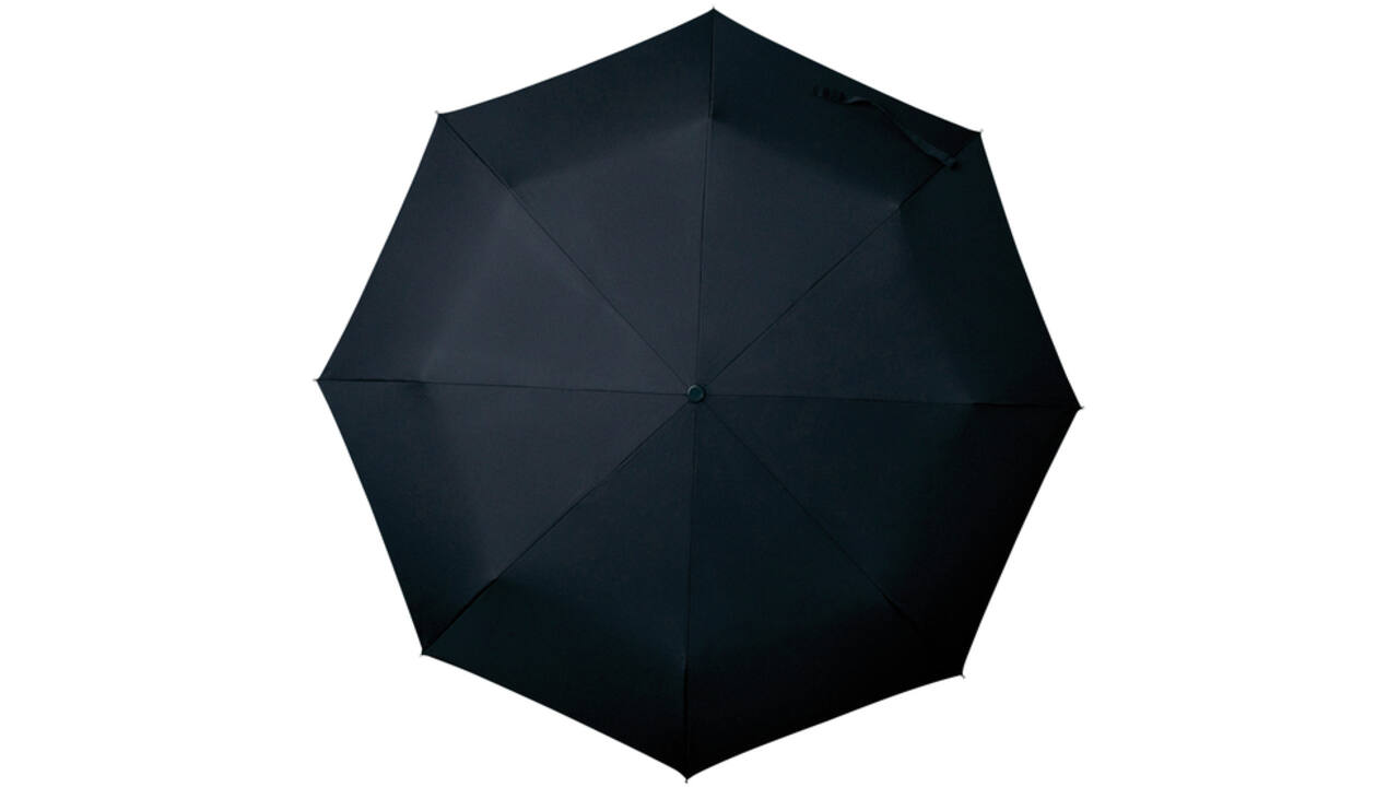 Paraplu miniMAX® opvouwbaar handopening windproof doorsnede 100 cm zwart