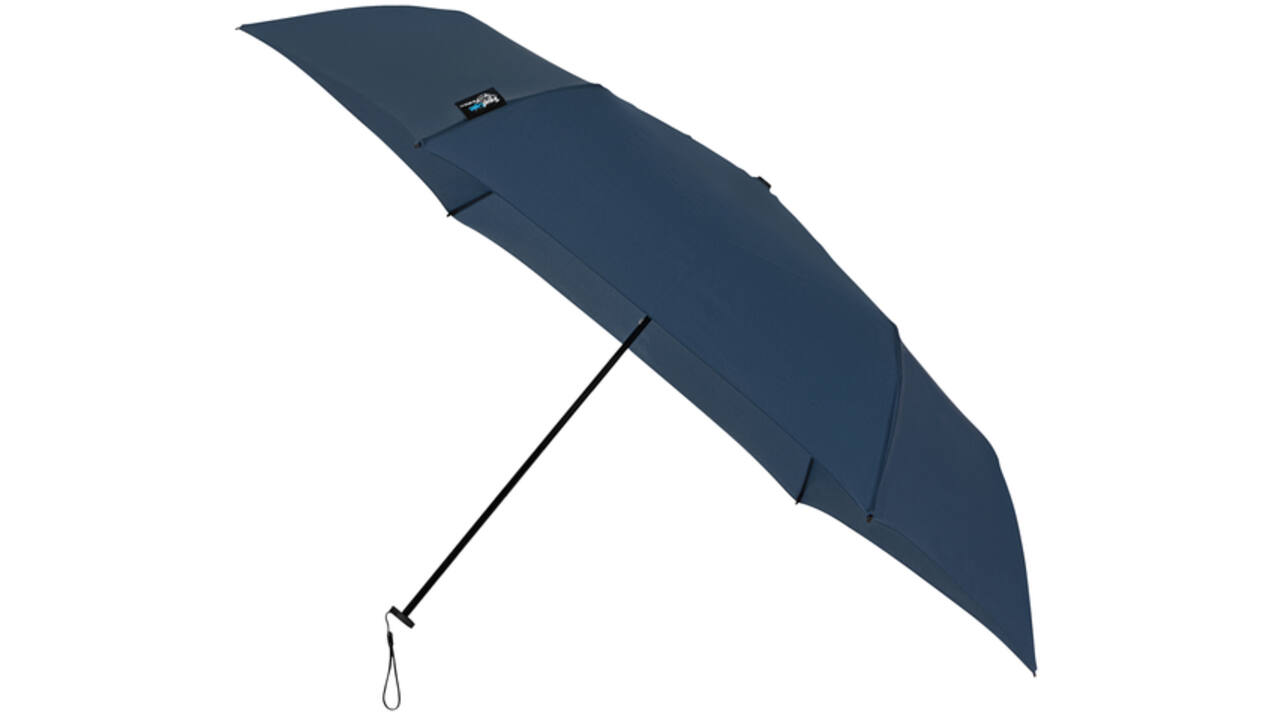 Paraplu Travellight® extreem licht opvouwbaar windproof doorsnede 90 cm donker blauw