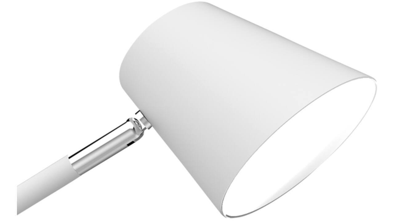 Bureaulamp Unilux Vicky led hout wit