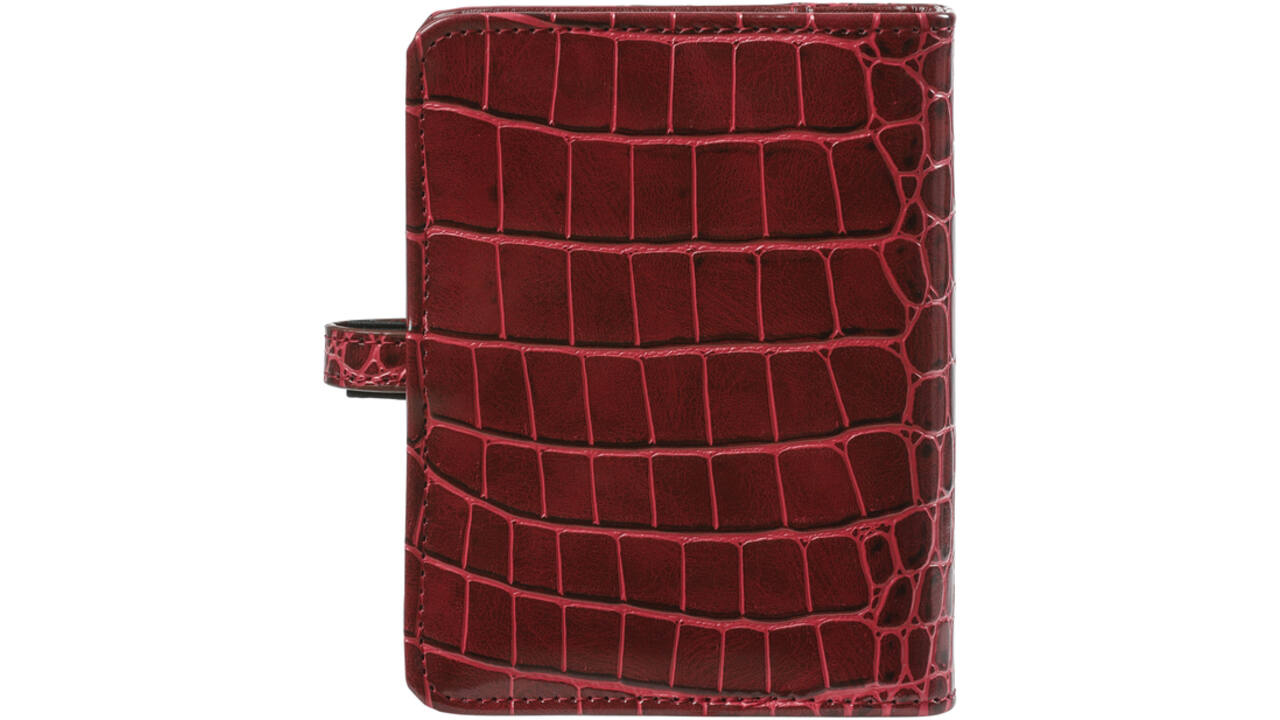 Organizer Kalpa Pocket inclusief agenda 2024-2025 7dagen/2pagina's croco mulberry