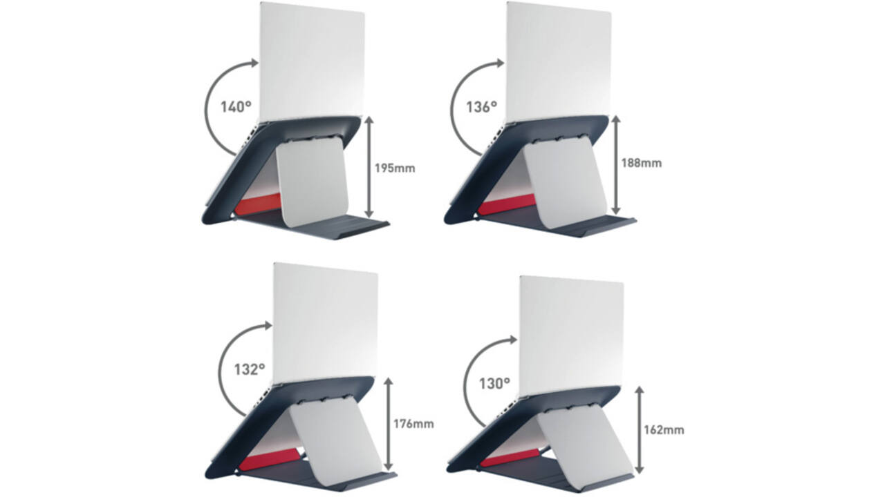 Laptopstandaard Leitz Ergo Cosy grijs
