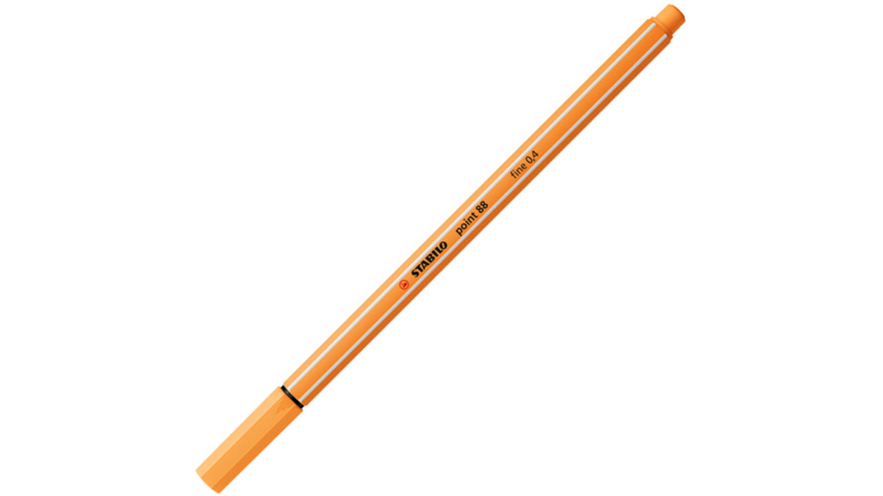 Fineliner STABILO point 88/85 fijn papaya