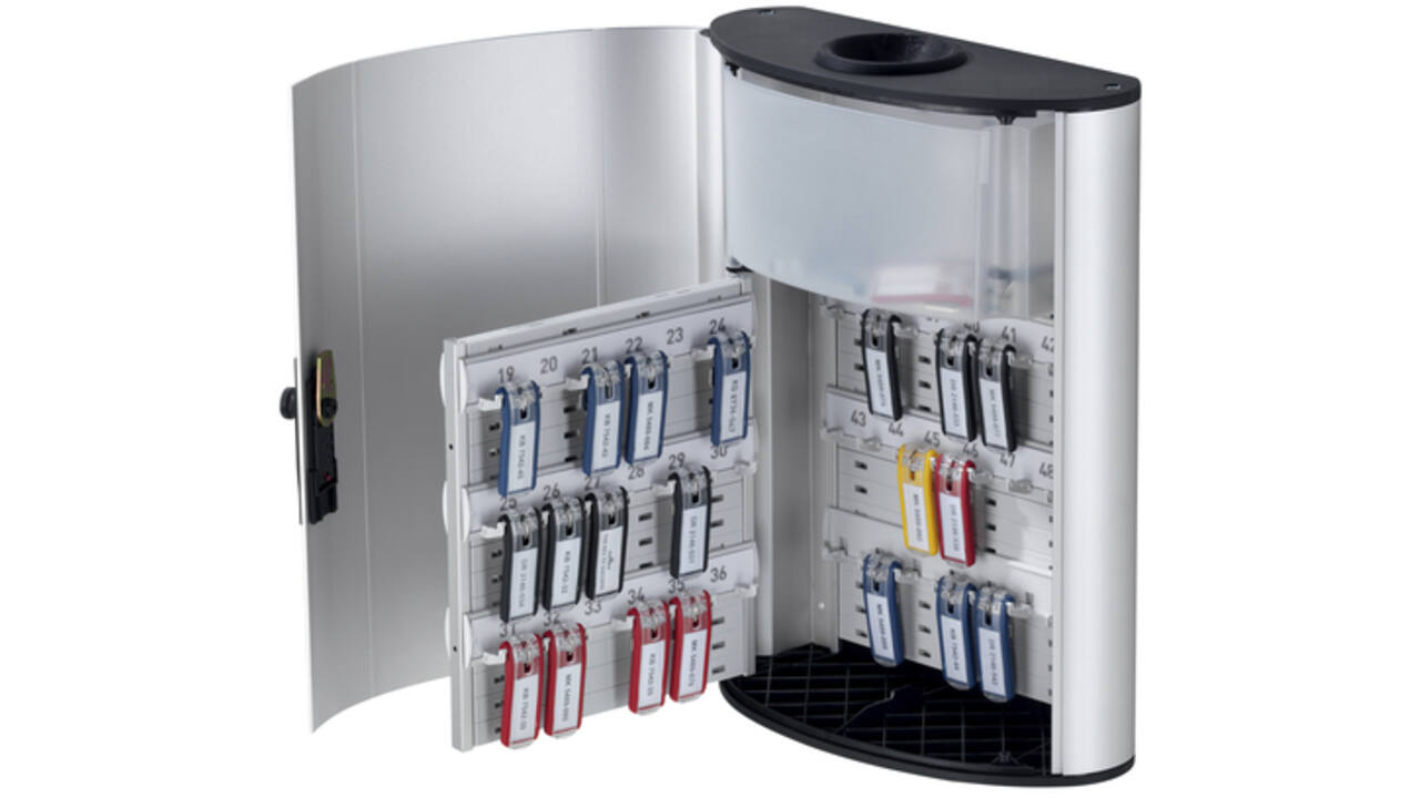 Sleutelkast Durable 54haken met cijferslot+inwerp