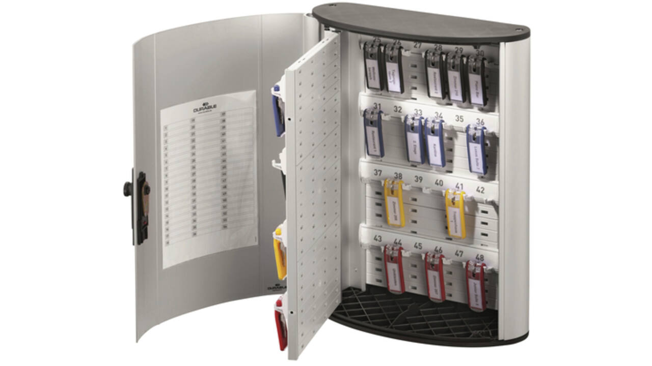Sleutelkast Durable 48haken met cijferslot