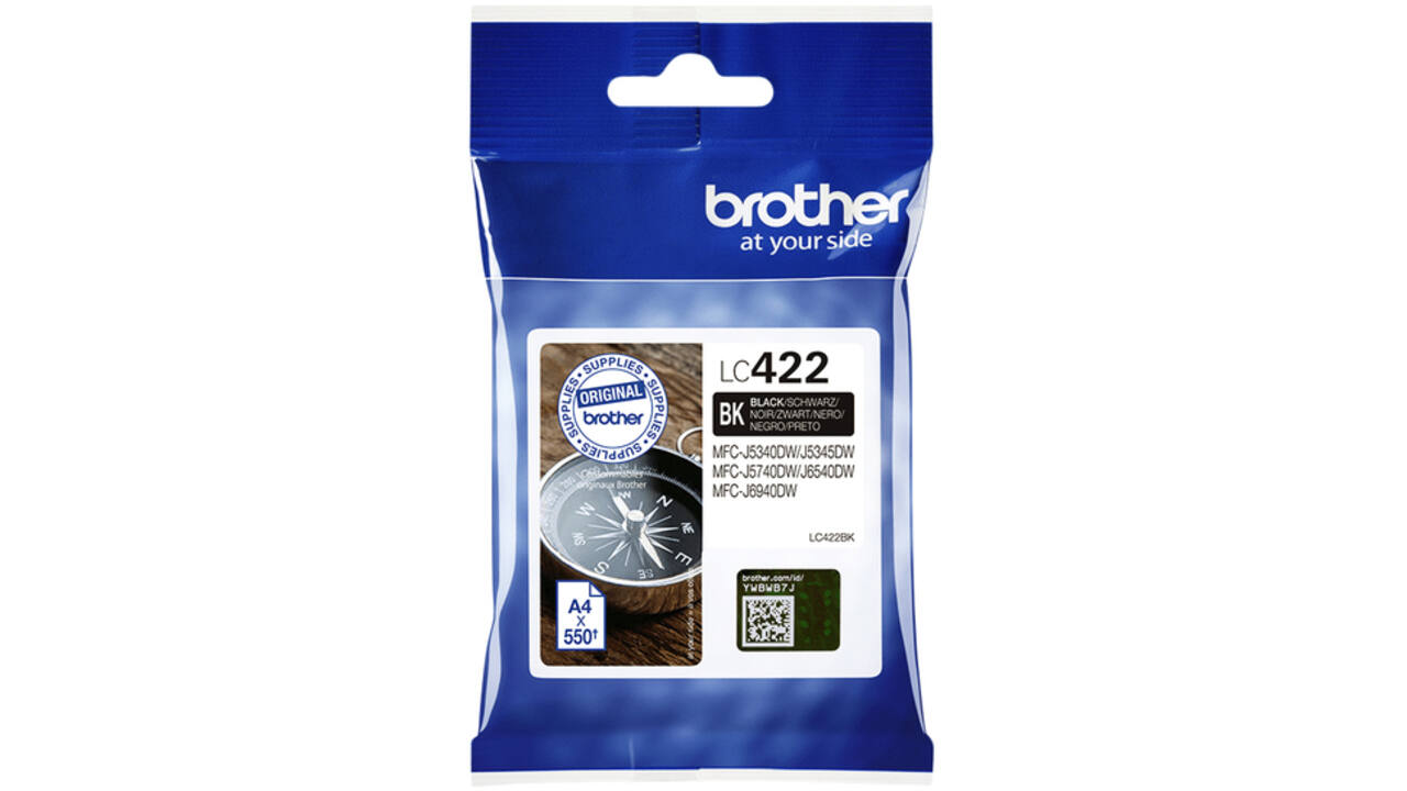 Inktcartridge Brother LC-422BK zwart