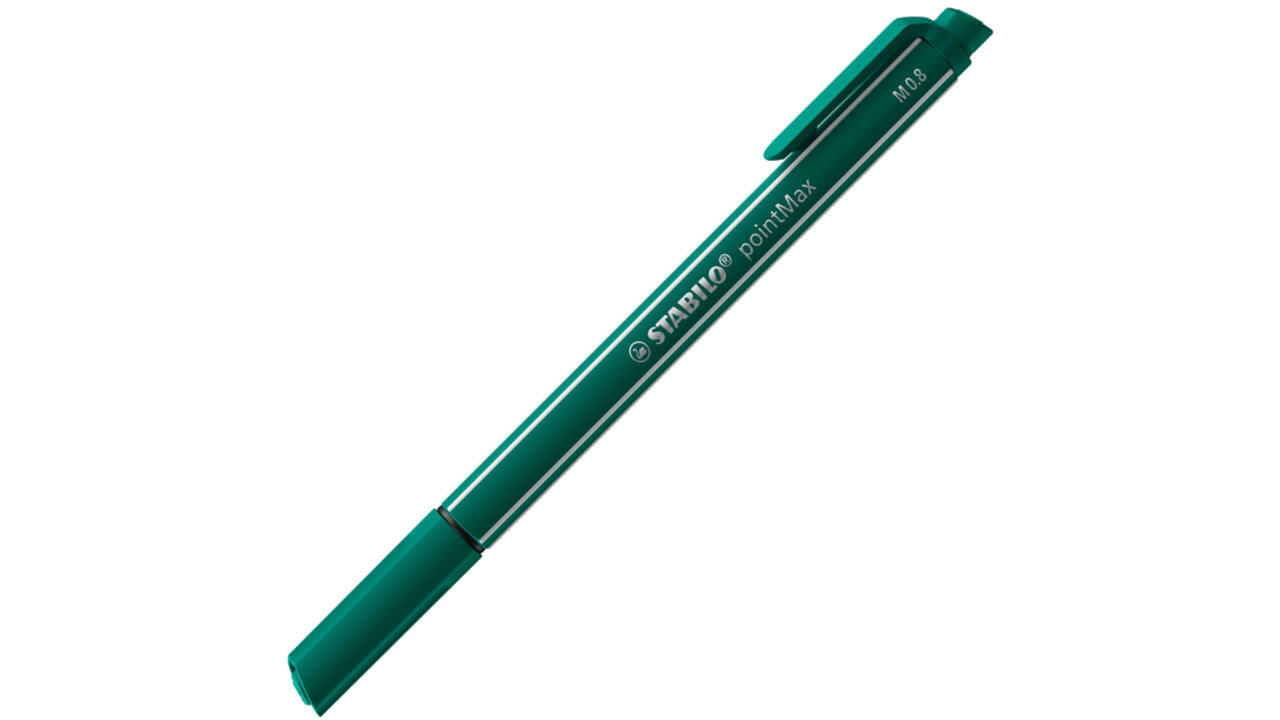 Viltstift STABILO pointMax 488/18 medium assorti etui à 18 stuks