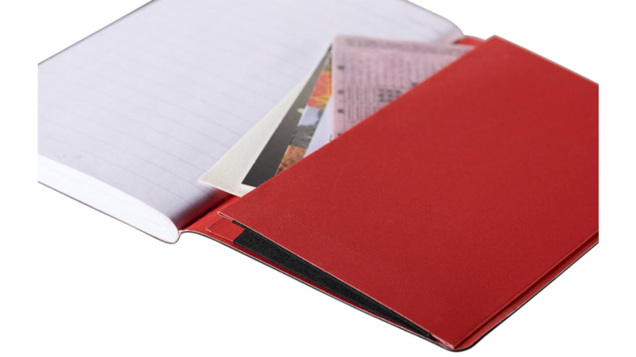 Notitieboek Oxford Black n' Red A5 business journal 72vel lijn