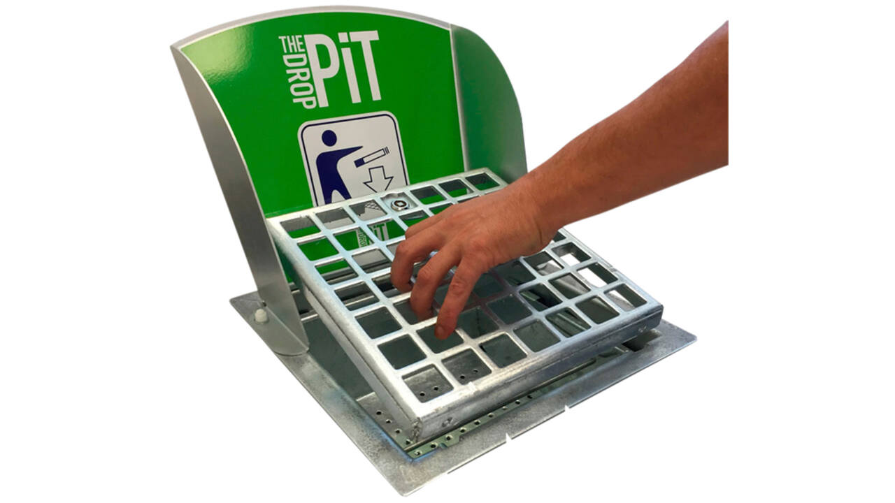 Asbak tegel The DropPit Classic
