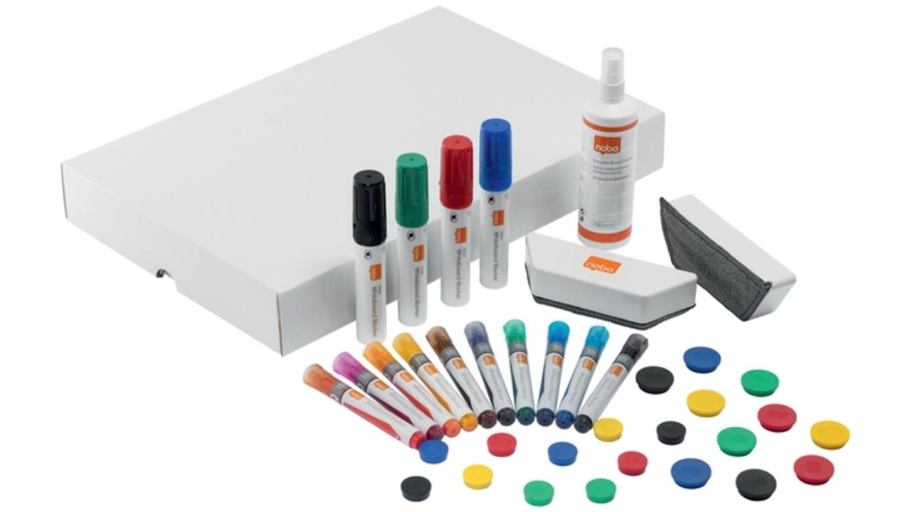 Whiteboard Accessoire Kit Nobo Move & Meet