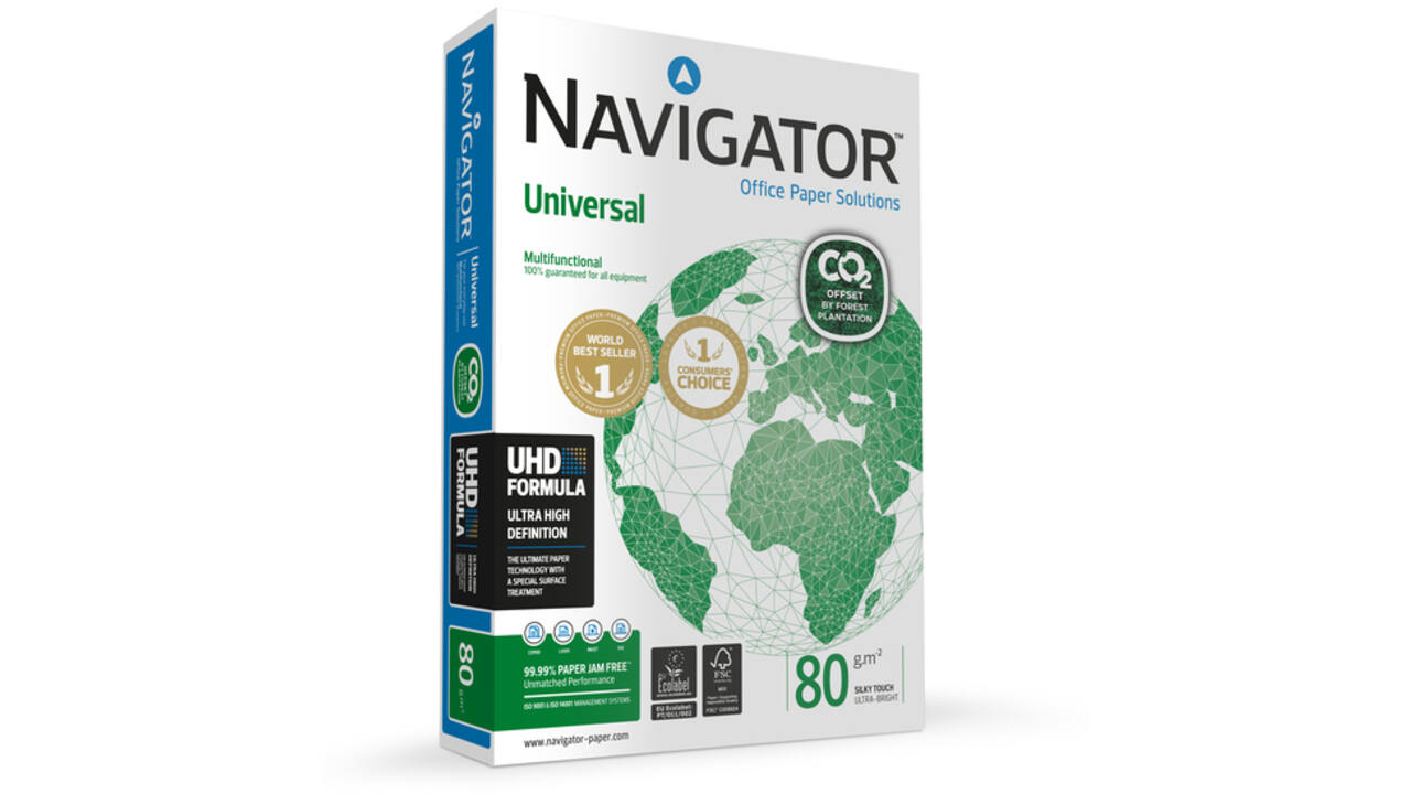 Kopieerpapier Navigator Universal CO2 A4 80gr wit 500vel