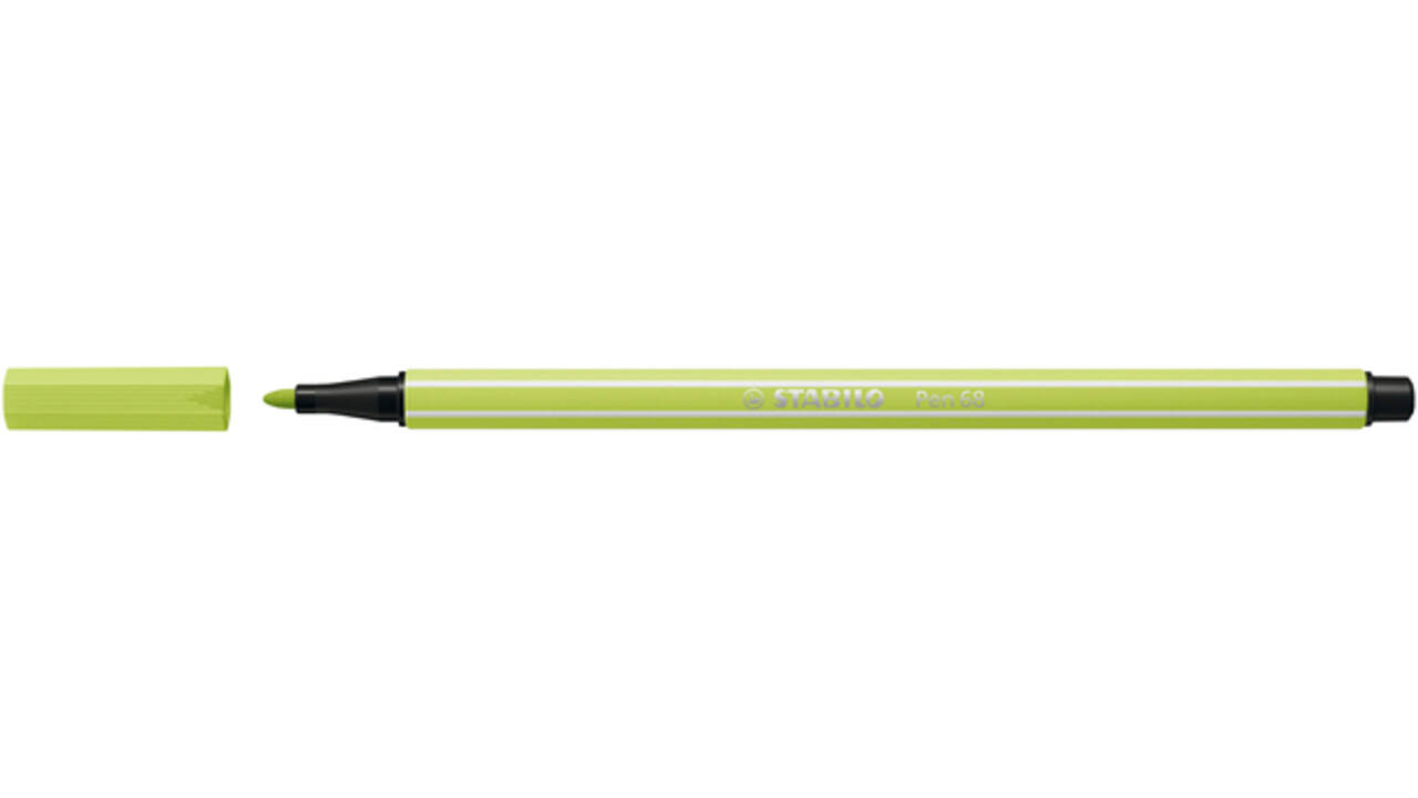 Viltstift STABILO Pen 68/14 medium vleugje limoen