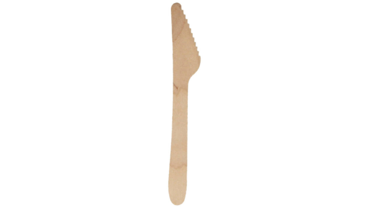 Mes IEZZY 160mm hout 100stuks