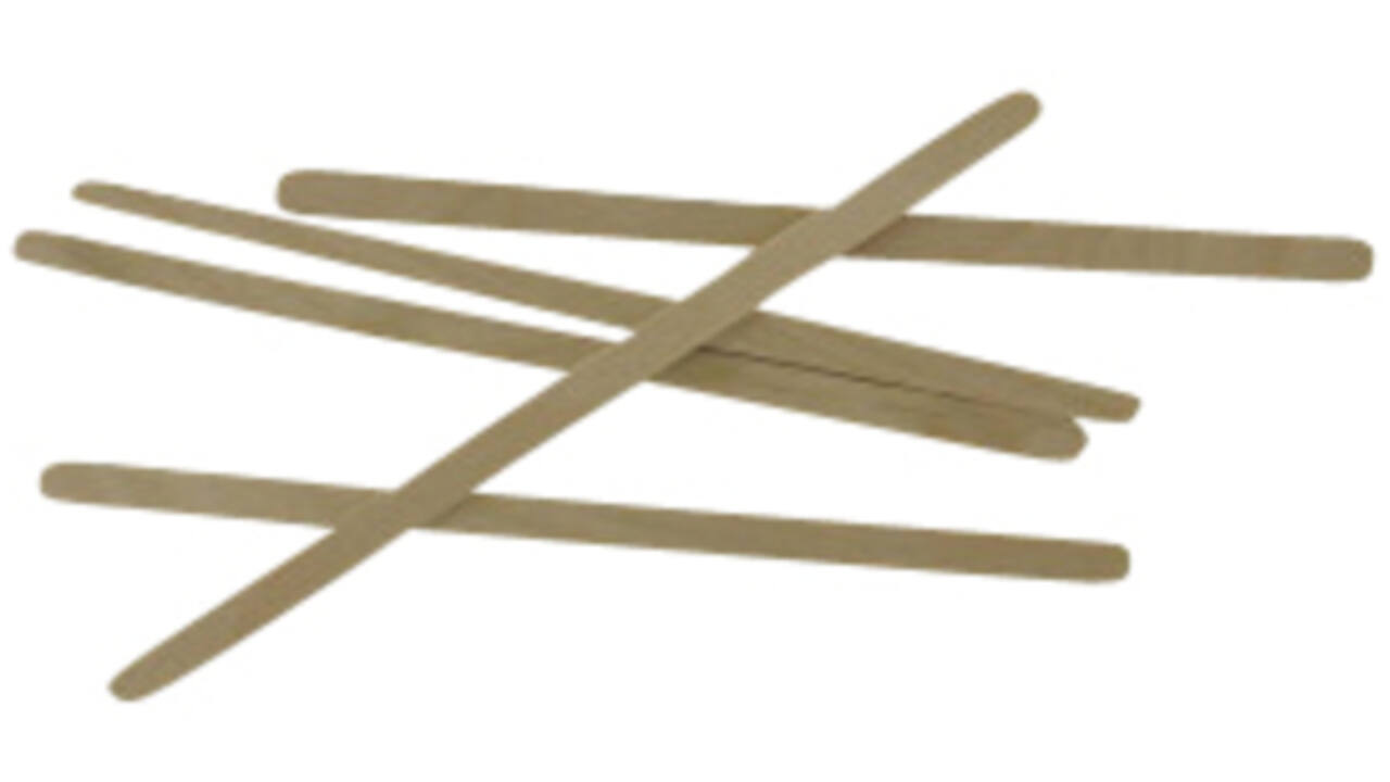 Roerstaafje IEZZY 110mm hout 1000 stuks