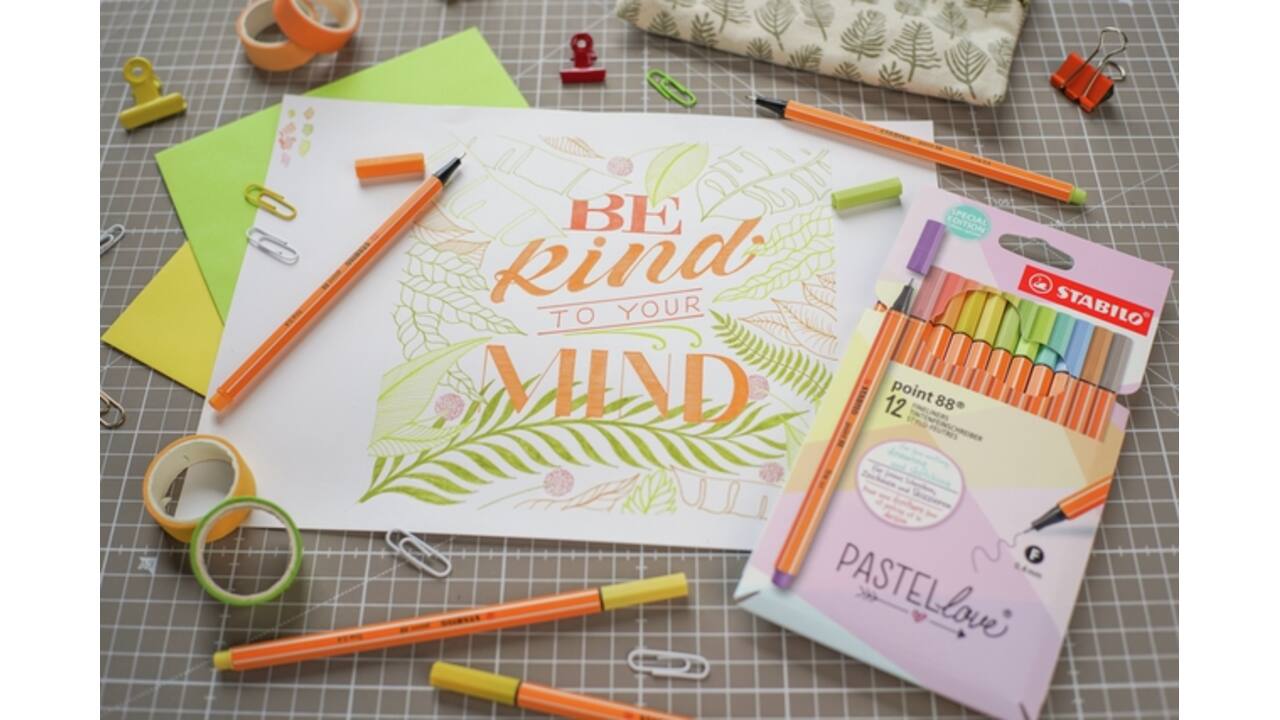 Fineliner STABILO point 88/30 fijn bleek vermiljoen
