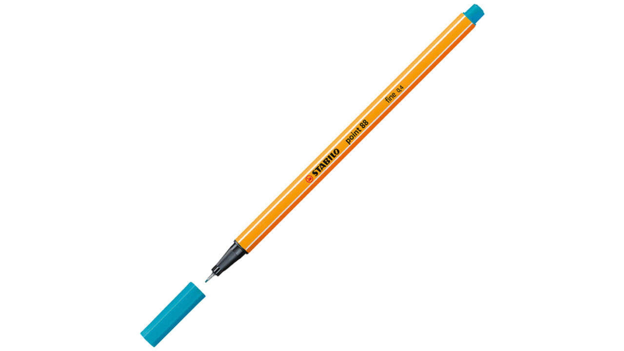 Fineliner STABILO point 88/31 fijn lichtblauw