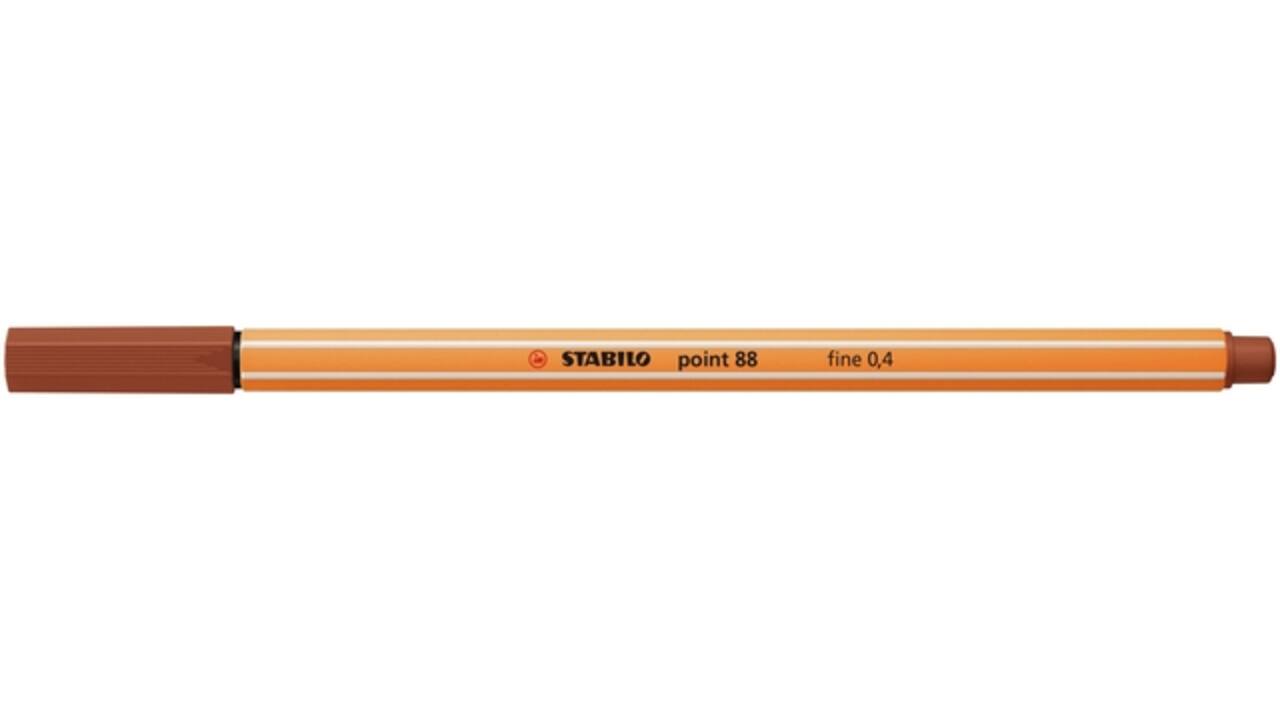 Fineliner STABILO point 88/38 fijn krijtrood
