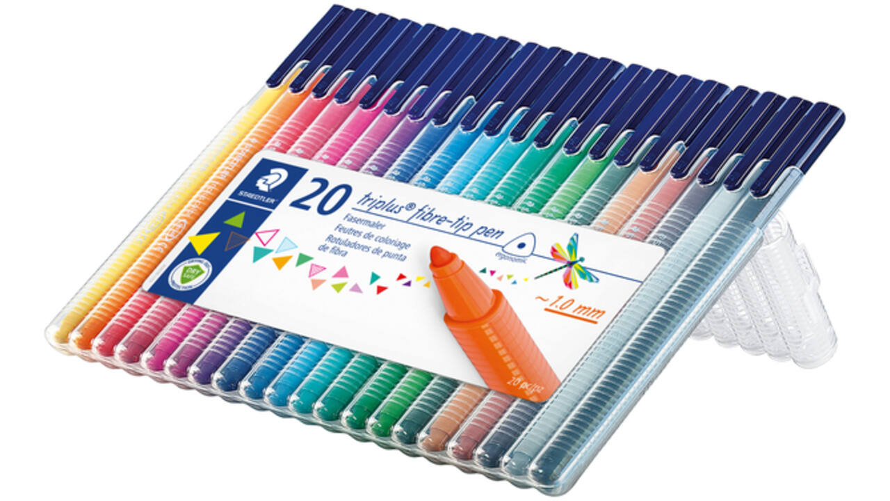 Kleurstift Staedtler 323 Triplus color à 20 kleuren