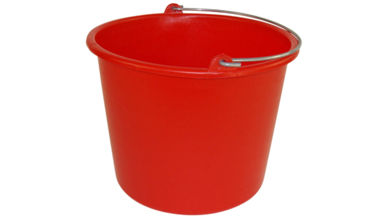 Emmer Cleaninq 12 liter rood