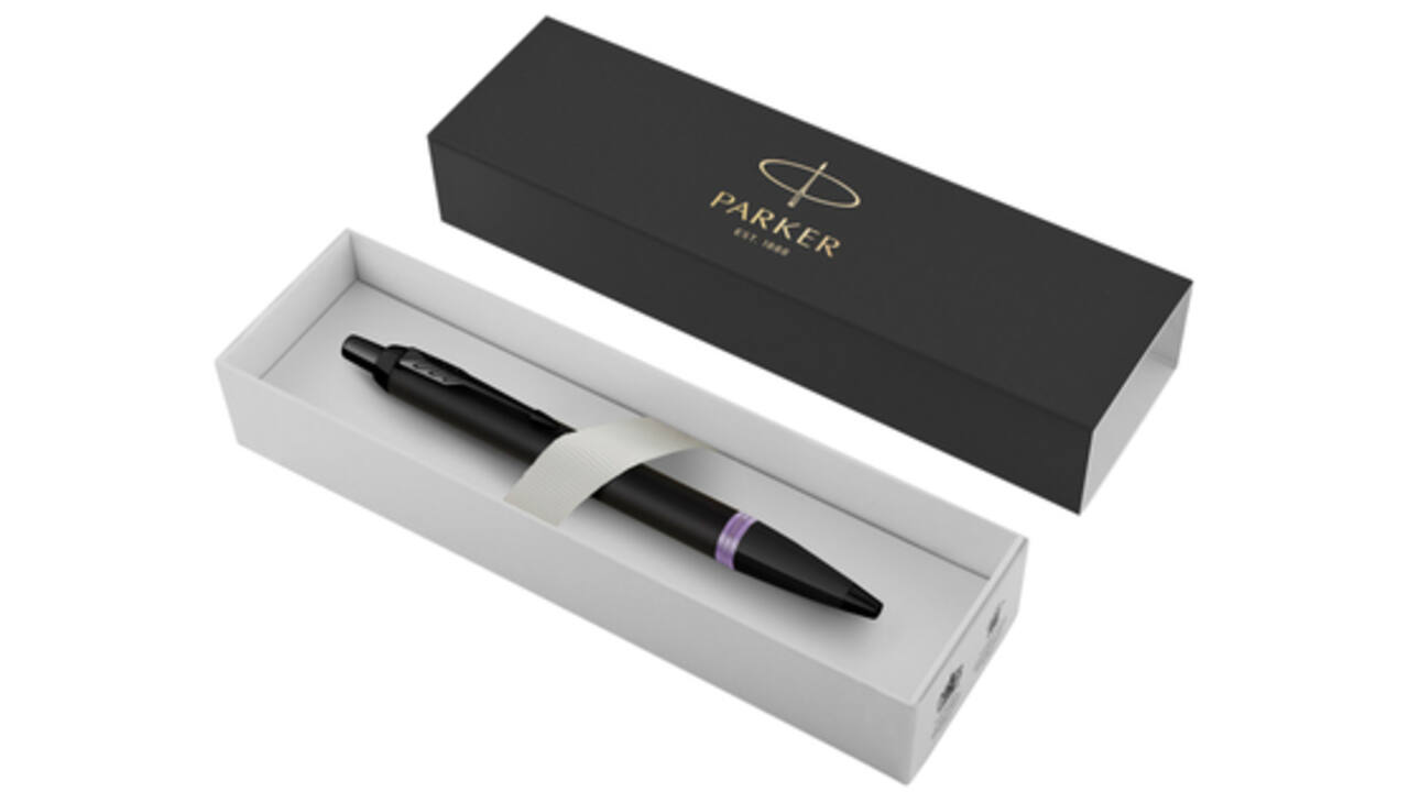 Balpen Parker IM black purple vibrant ring medium