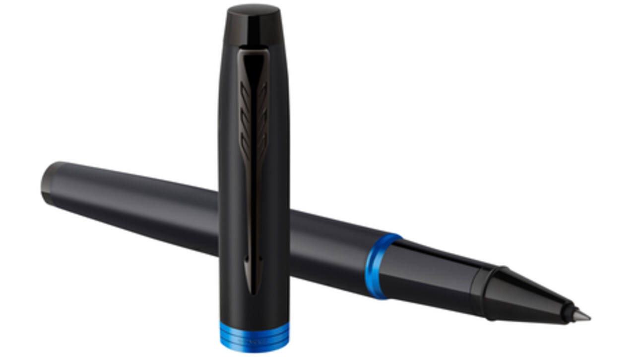 Rollerpen Parker IM blackbBlue vibrant ring fijn