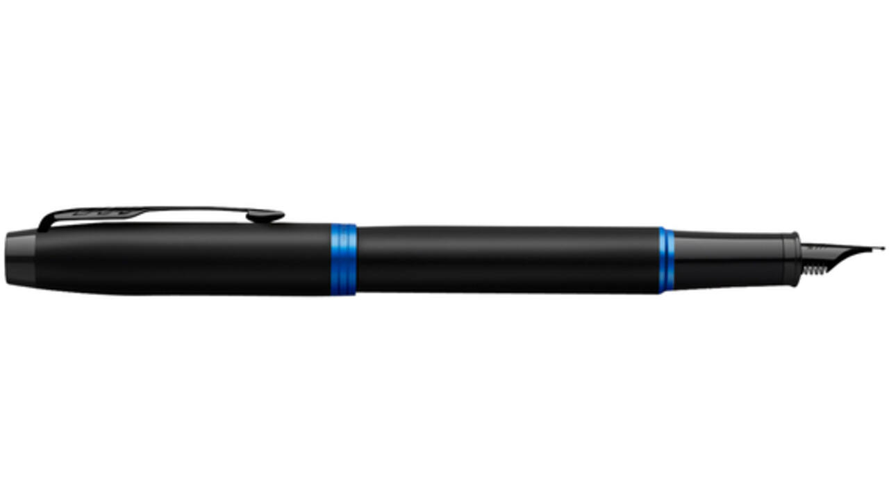 Vulpen Parker IM black blue vibrant ring fijn