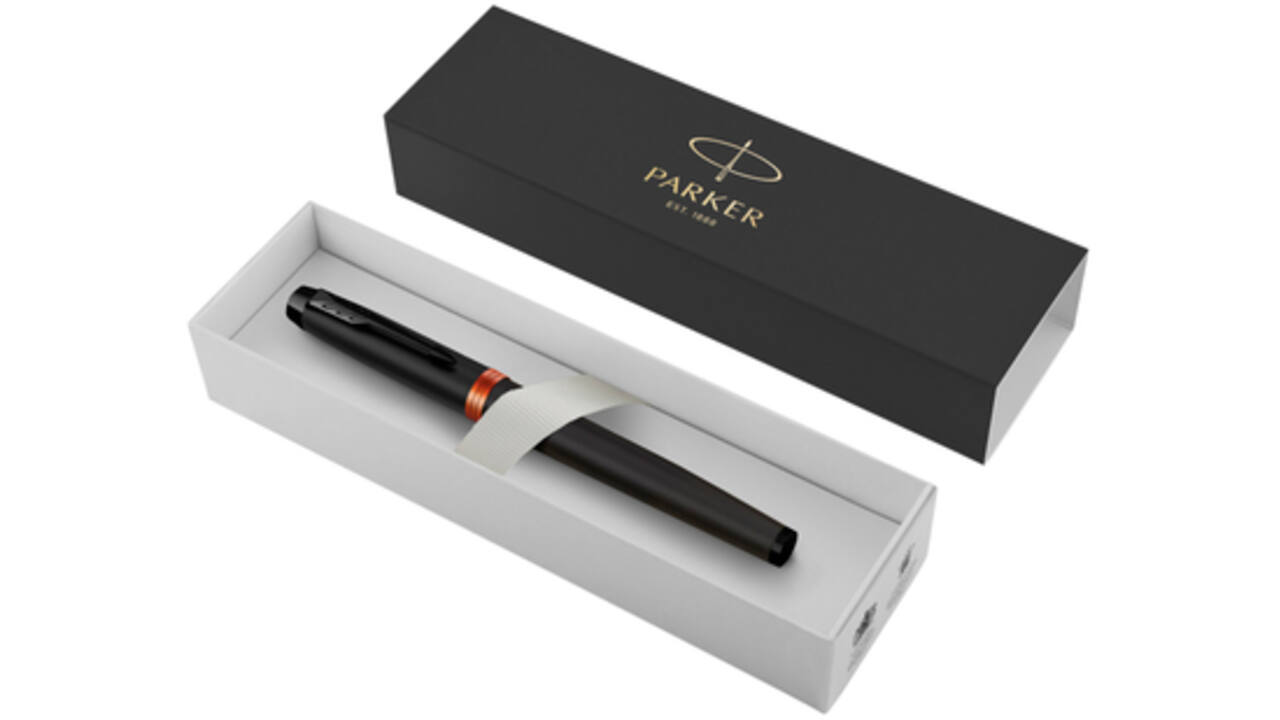 Vulpen Parker IM black orange vibrant ring medium