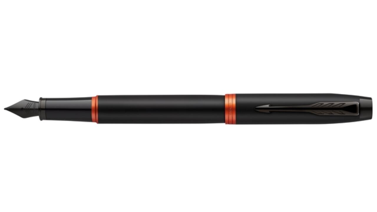 Vulpen Parker IM black orange vibrant ring fijn