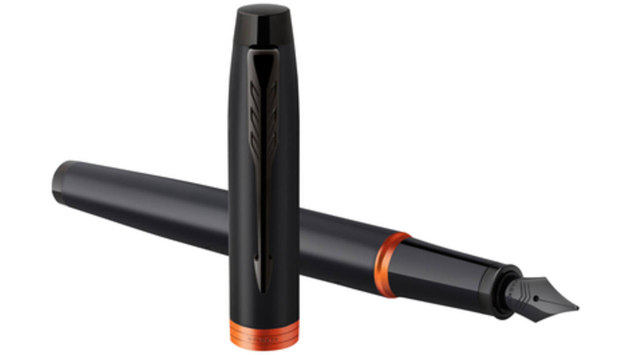 Vulpen Parker IM black orange vibrant ring fijn