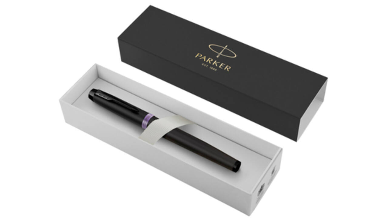Vulpen Parker IM black purple vibrant ring fijn