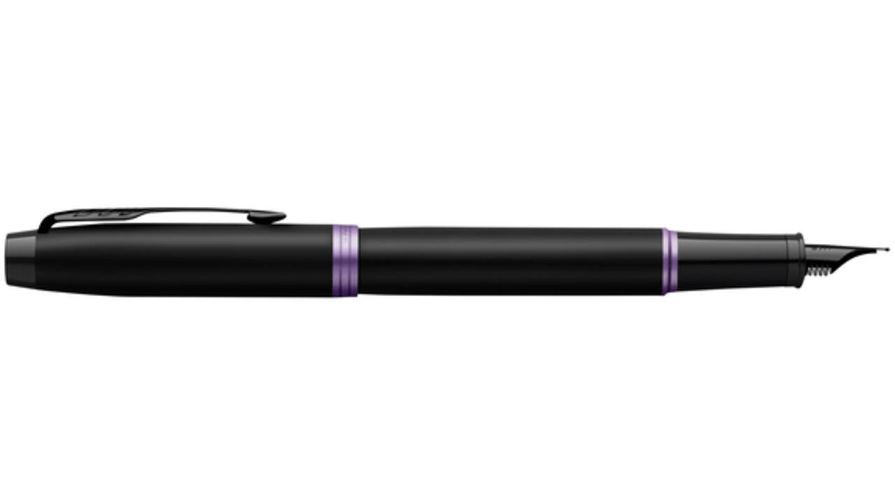 Vulpen Parker IM black purple vibrant ring fijn