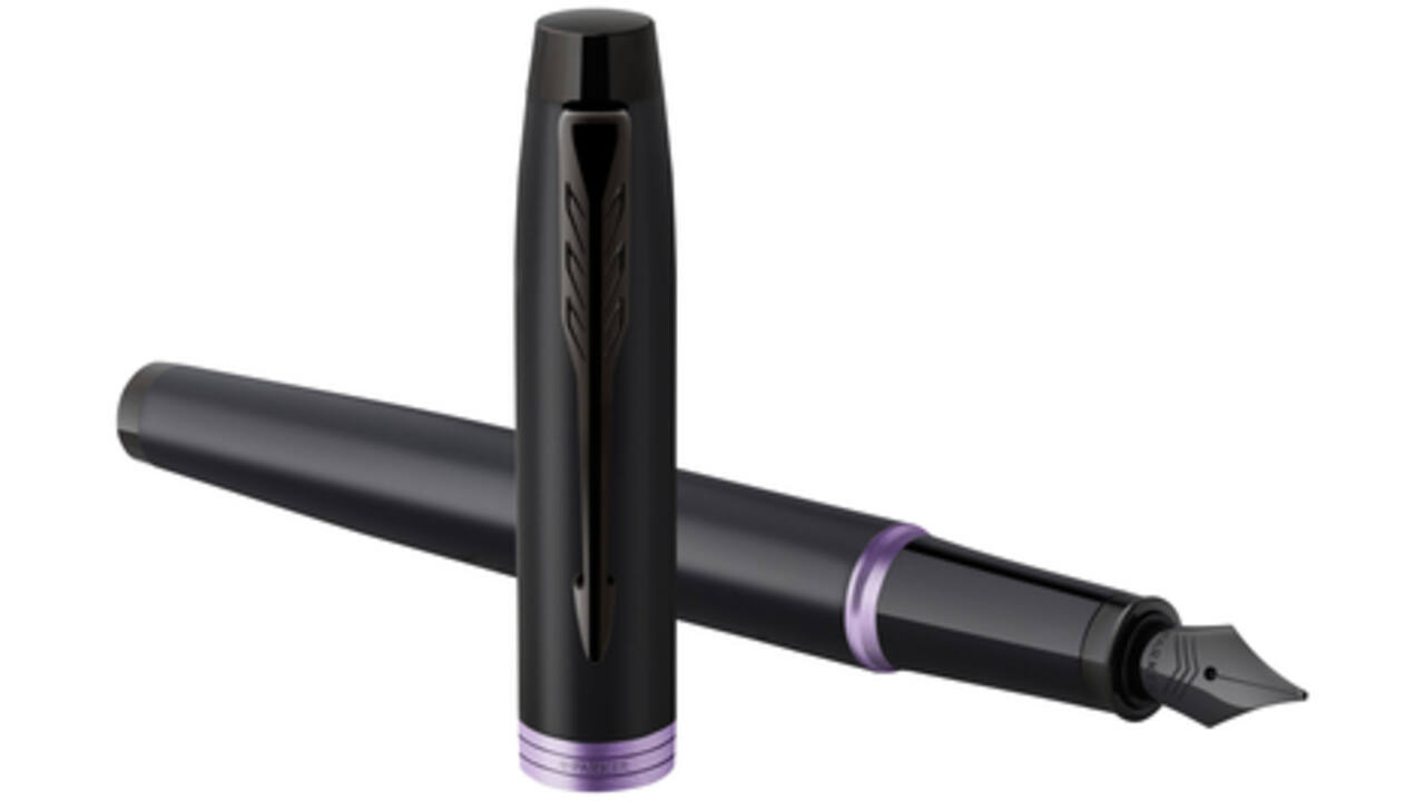 Vulpen Parker IM black purple vibrant ring fijn