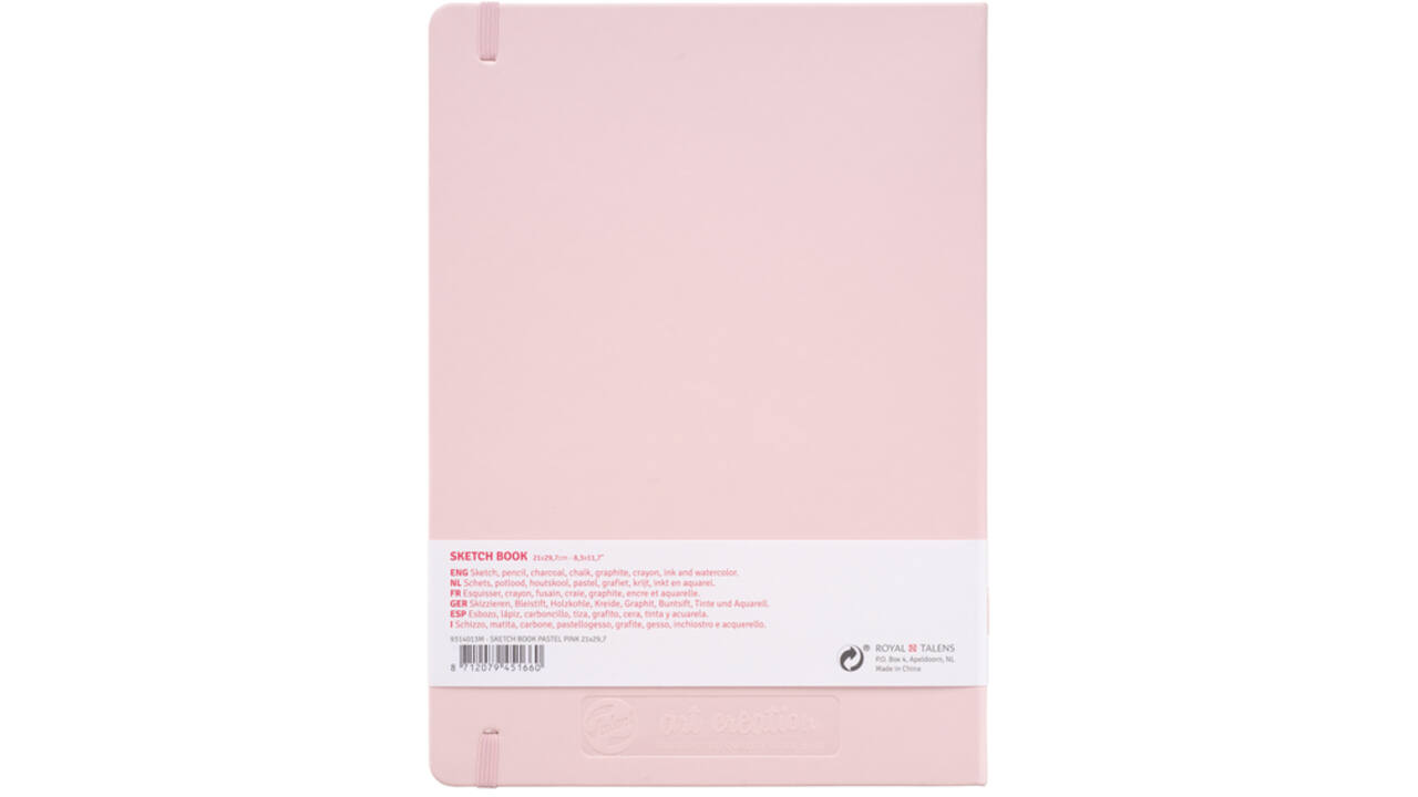 Schetsboek Talens Art Creation roze 21x30cm 140gr 80vel