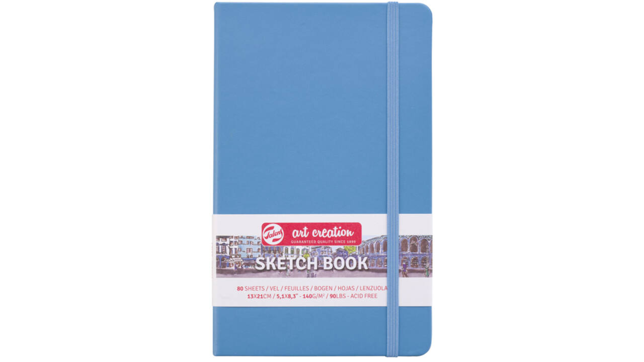 Schetsboek Talens Art Creation blauw 13x21cm 140gr 80vel
