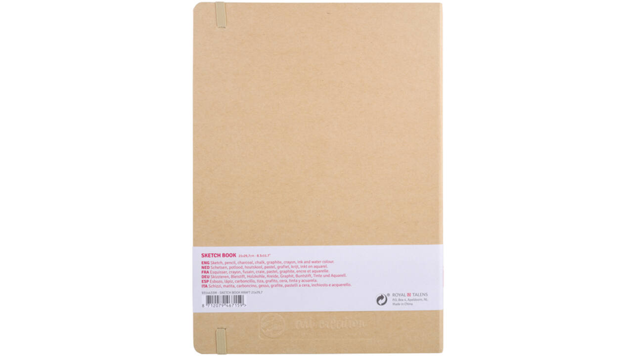 Schetsboek Talens Art Creation kraft 21x30cm 140gr 80vel