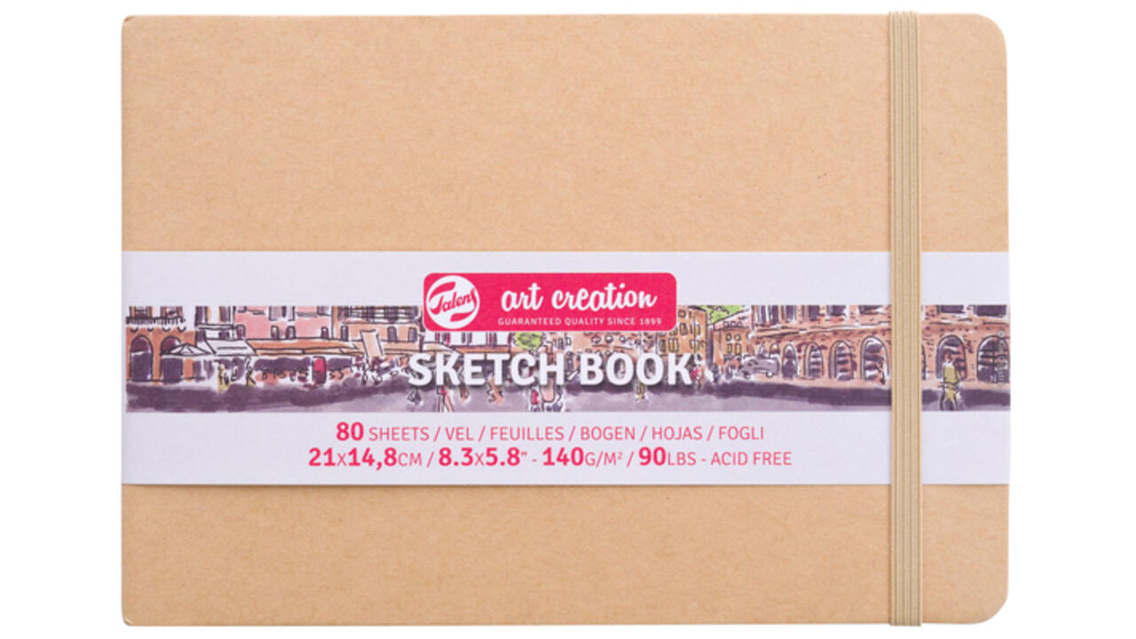 Schetsboek Talens Art Creation kraft 21x15cm 140gr 80vel