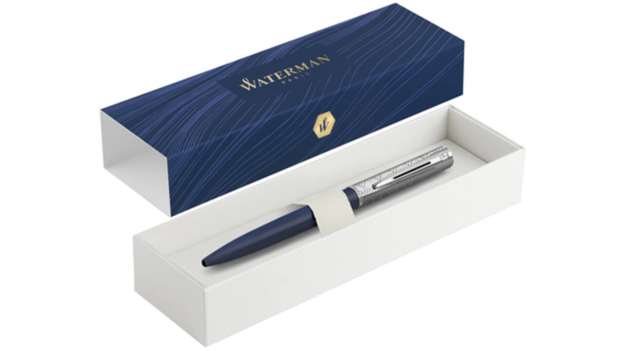 Balpen Waterman Allure DeLuxe blue fijn
