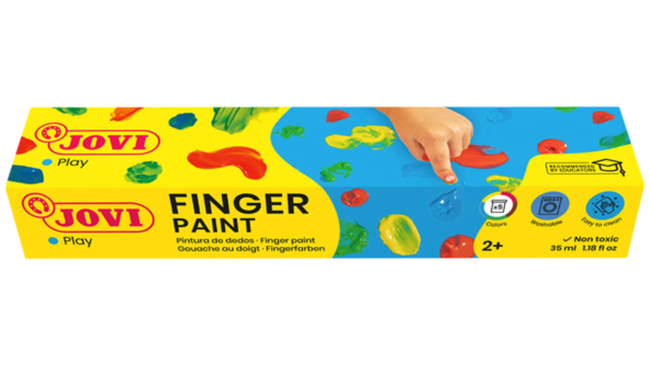 Vingerverf Jovi 35ml assorti set à 5 potjes
