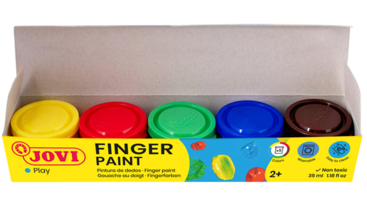 Vingerverf Jovi 35ml assorti set à 5 potjes