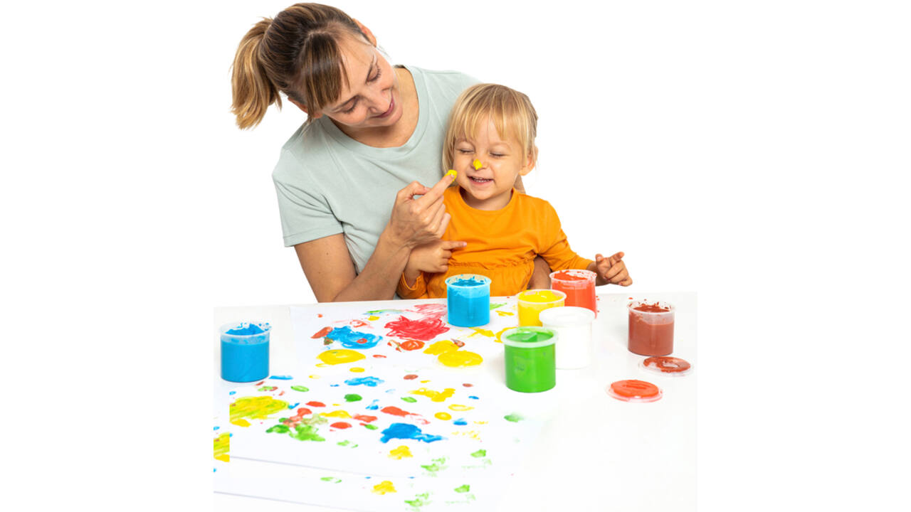 Vingerverf Jovi 35ml assorti set à 5 potjes