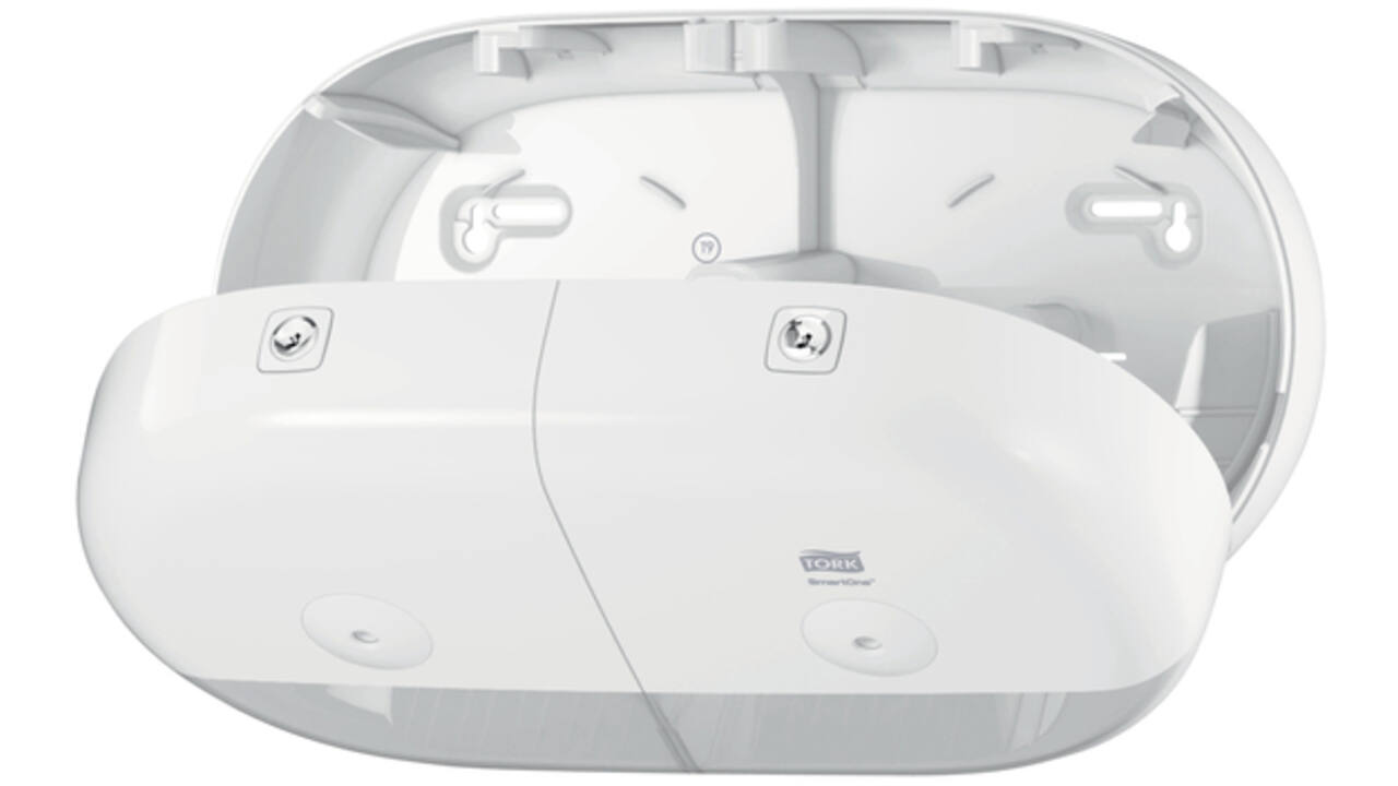 Dispenser Tork T9 toiletpapierdispenser wit 682000
