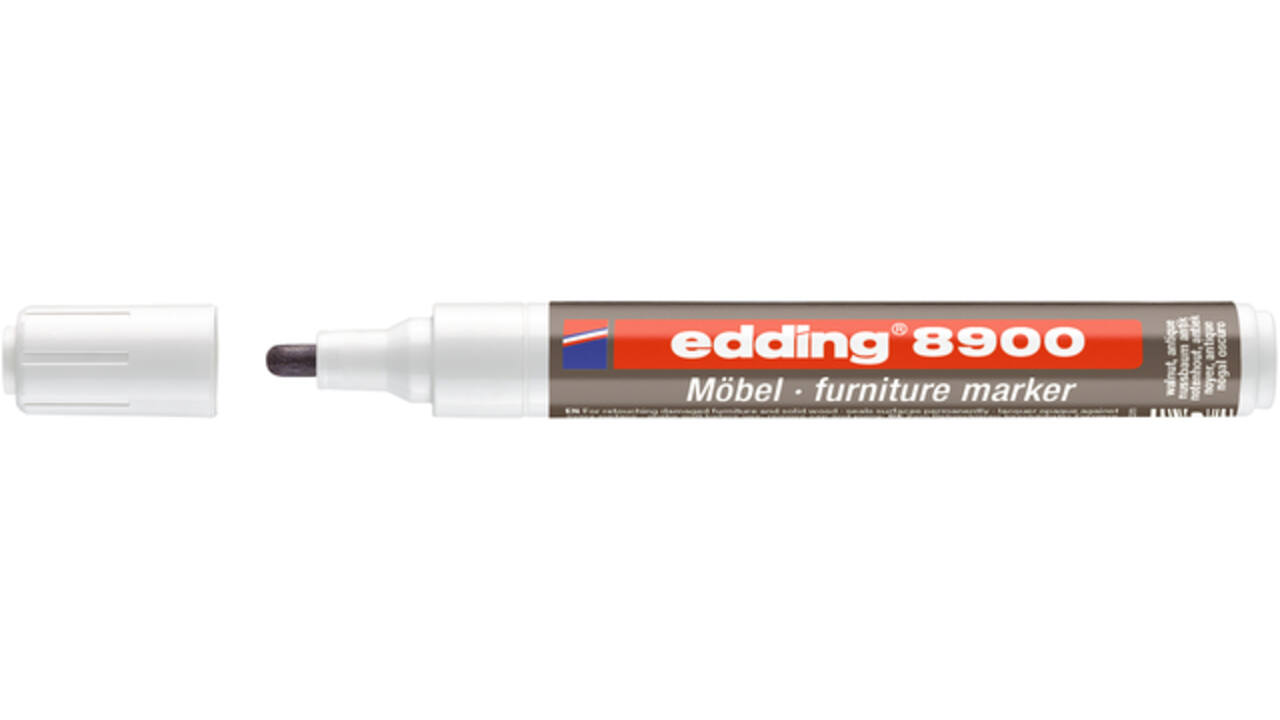 Viltstift edding 8900 meubel rond 1.5-2mm antiek notenhout blister à 1 stuk