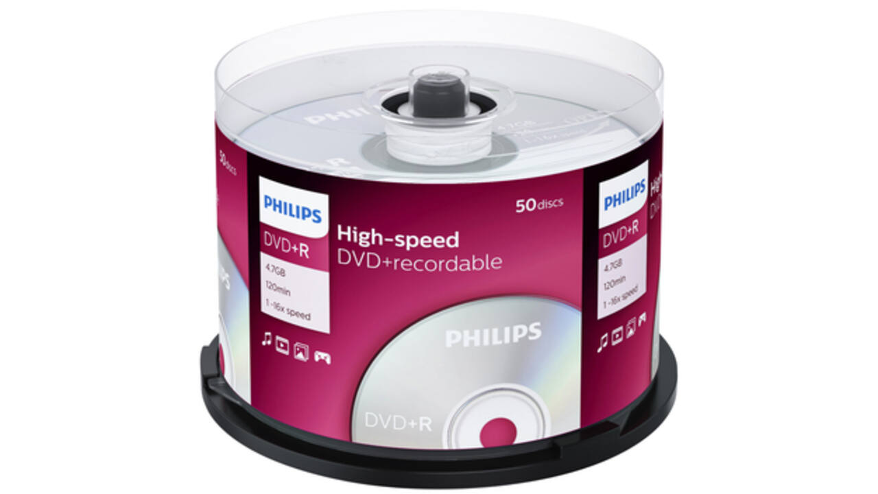 DVD+R Philips 4.7GB 16x SP (50)