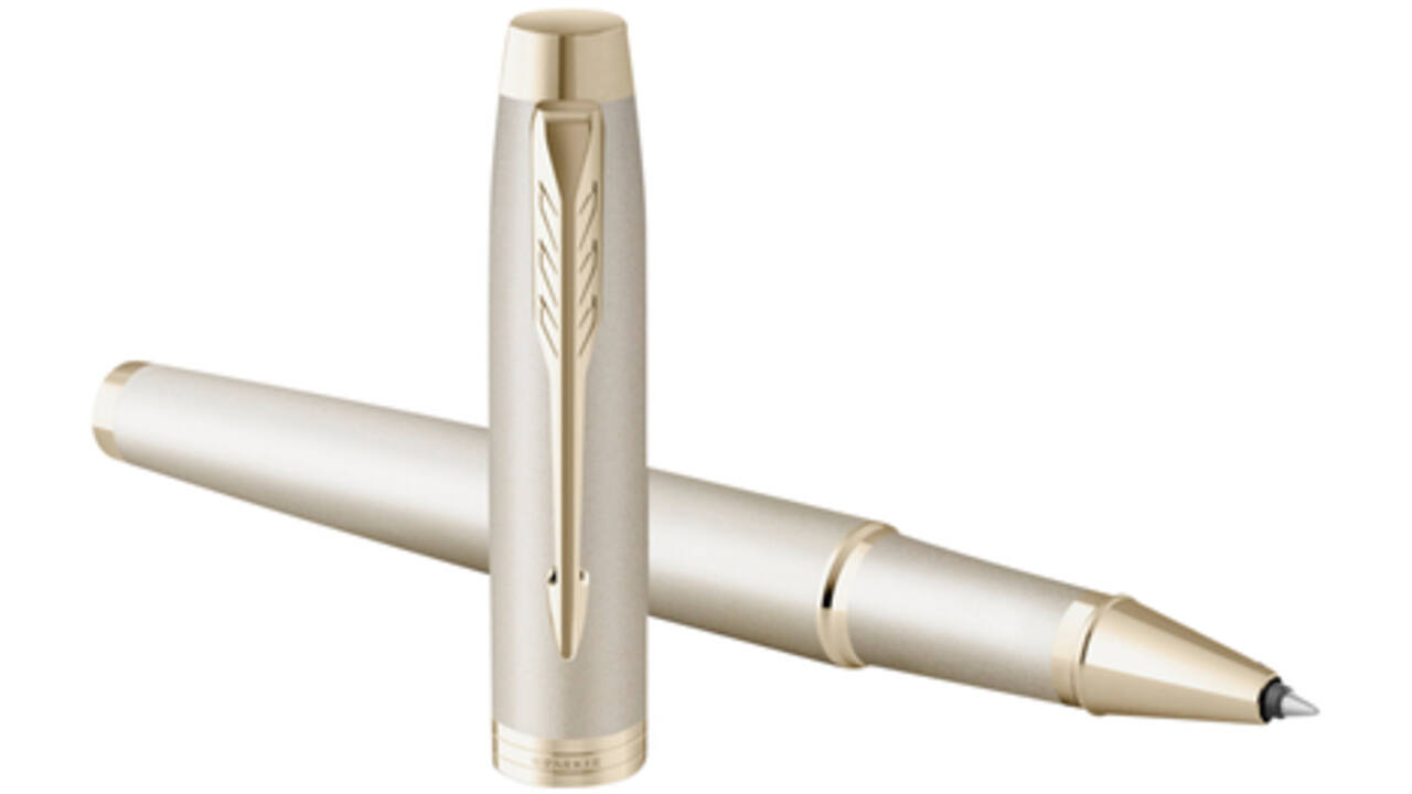 Rollerpen Parker IM Monochrome champagne GT fijn