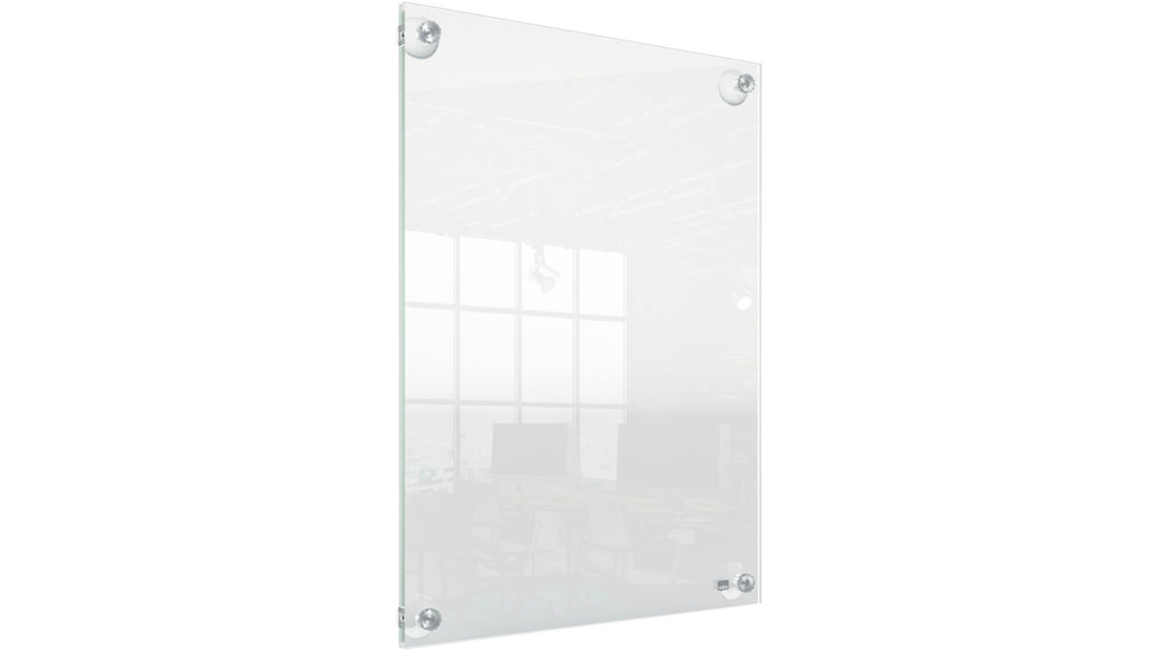 Infobord Nobo Premium Plus A3 acryl wand verplaatsbaar