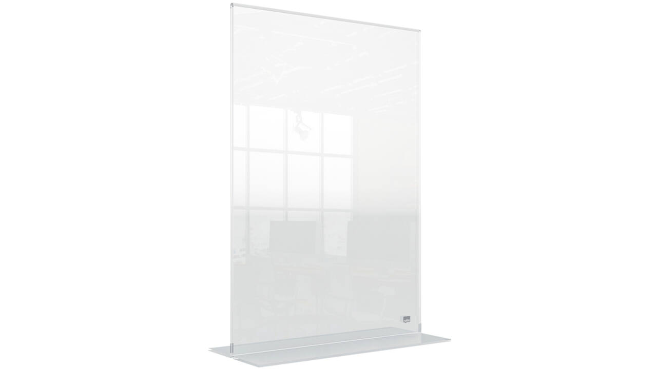 Infobord Nobo Premium Plus A3 acryl vrijstaand