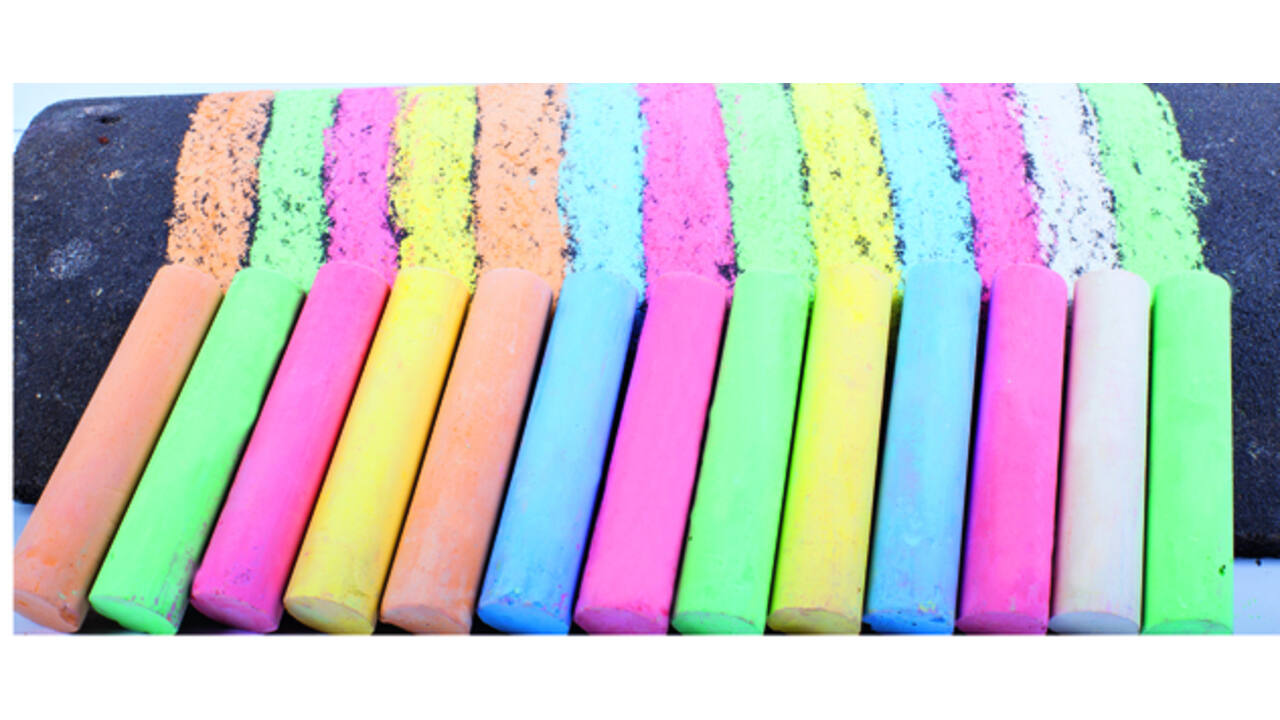 Stoepkrijtverf Creall Chalk Paint 6 kleuren à 250ml