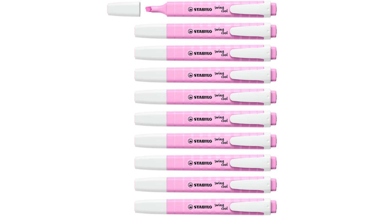 Markeerstift STABILO Swing cool 275/158 pastel fris fuchsia
